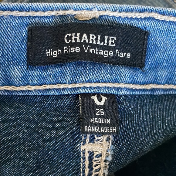 TRUE RELIGION Flare High Rise Jeans - Picture 9 of 9